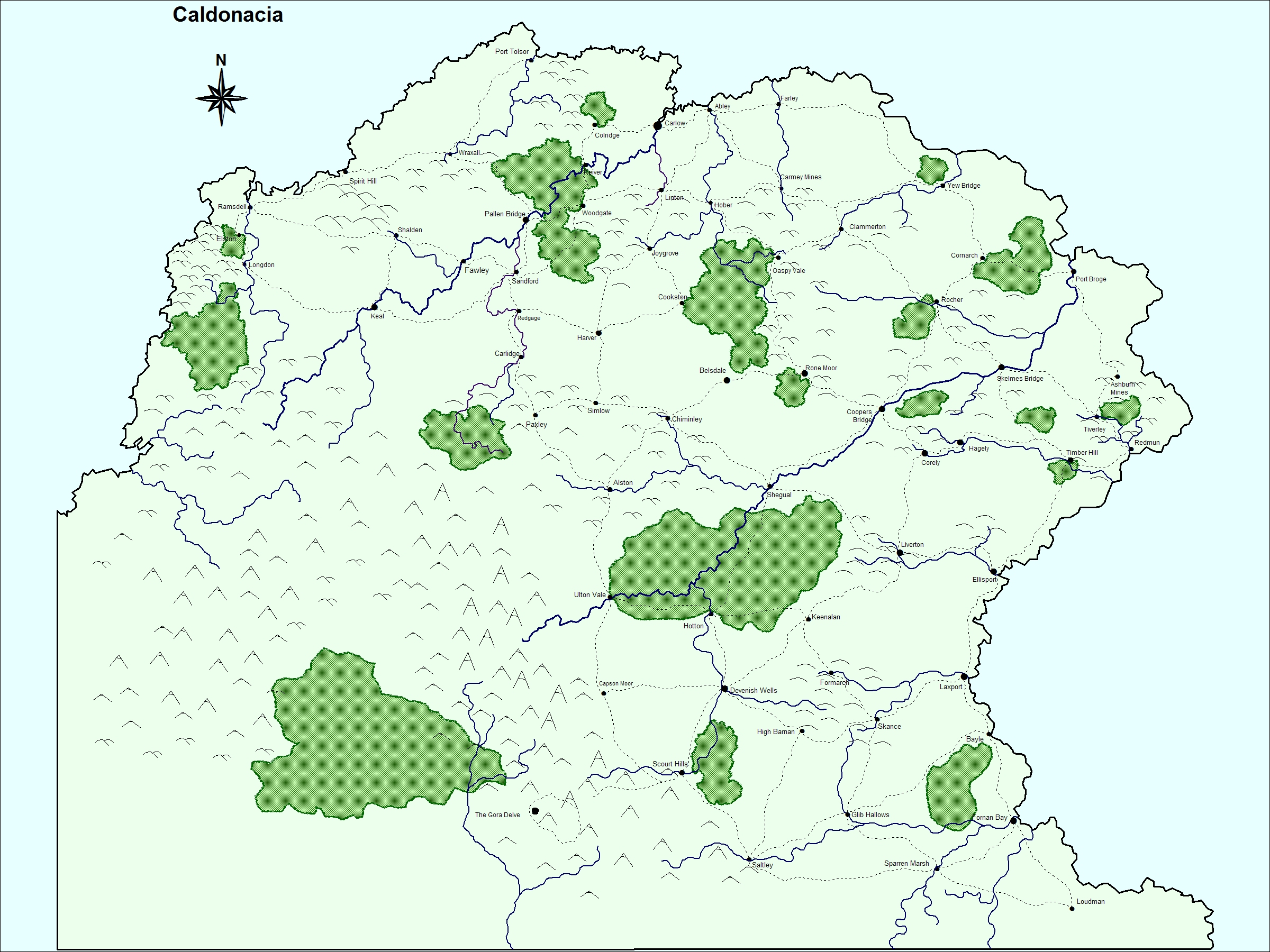 Map of Calconacia