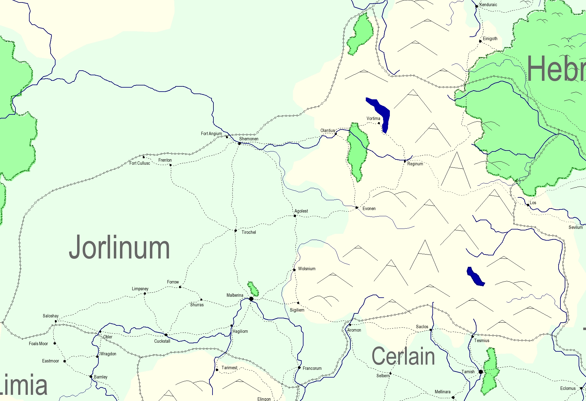 Map of Jorlinum